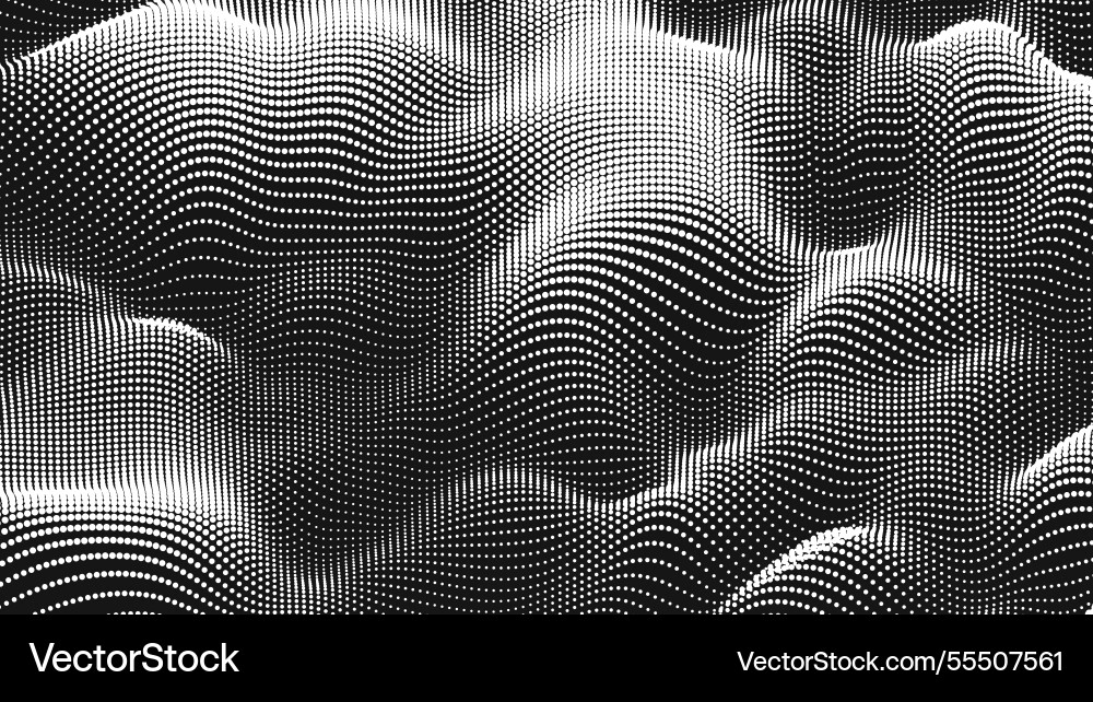Point wave noise texture abstract dot background Point wave noise texture abstract dot background vector image