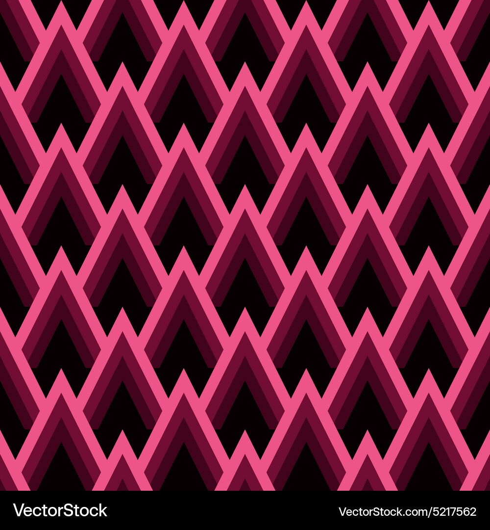 Abstract seamless geometric pattern with triangles Vector Image