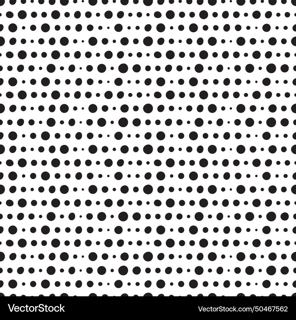 Black dots in lines seamless pattern Black dots in lines seamless pattern vector image