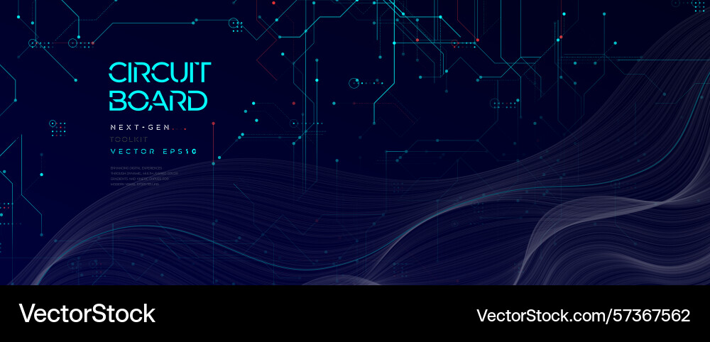 Circuit board bg big data processing glow grid Circuit board bg big data processing glow grid vector image