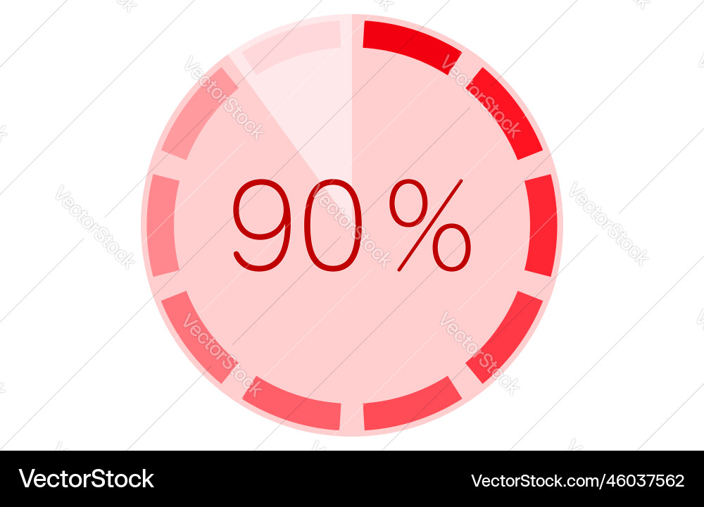 Graph with memory gauge red Graph with memory gauge red vector image