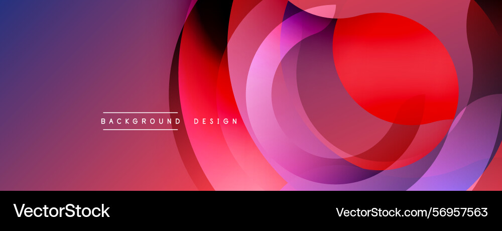 Abstract design features overlapping circles Abstract design features overlapping circles vector image