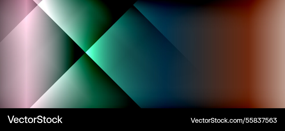 Dynamic shadow lines with gradient colors Vector Image