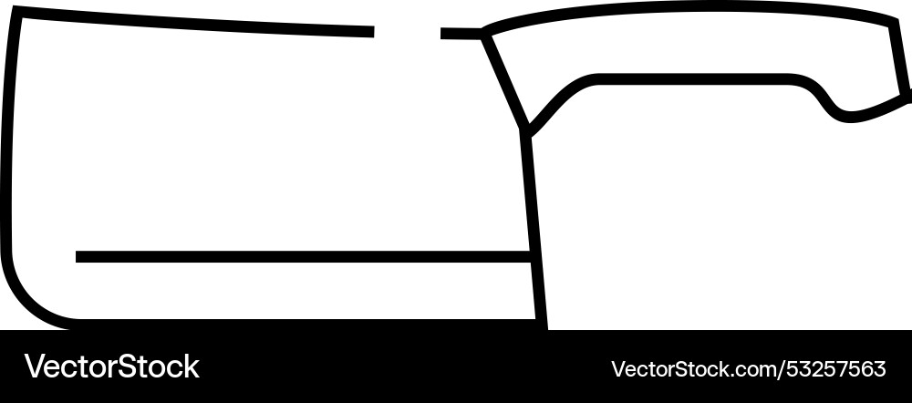 Firebox knife line icon Firebox knife line icon Vector Image