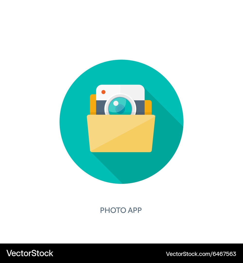 Flat background with envelope vector image