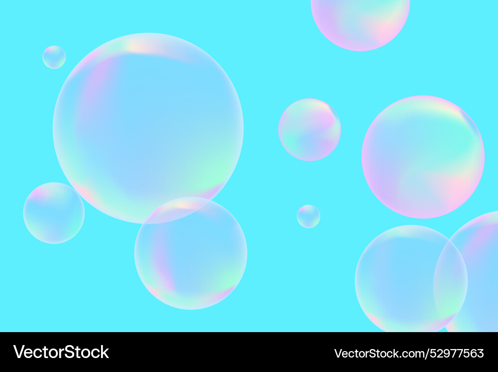 Modern realistic water bubbles great design Modern realistic water bubbles great design vector image