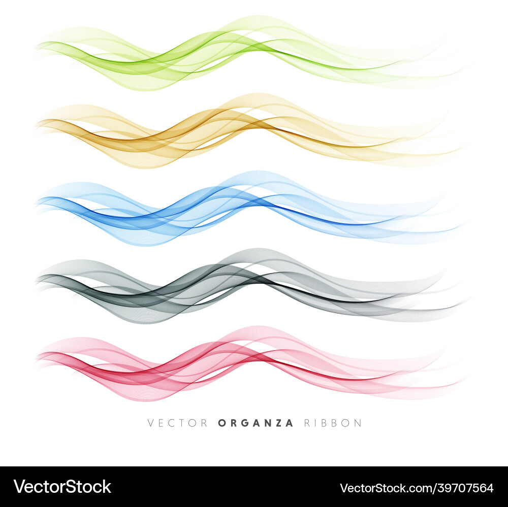 Abstract colorful flowing wave lines Abstract colorful flowing wave lines vector image