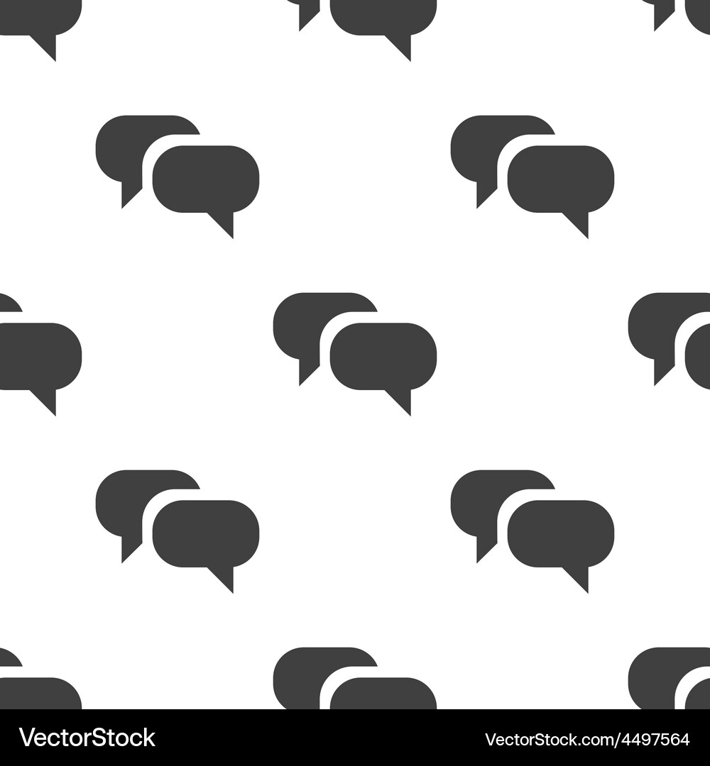 Chat Bubble Pattern Vector Image