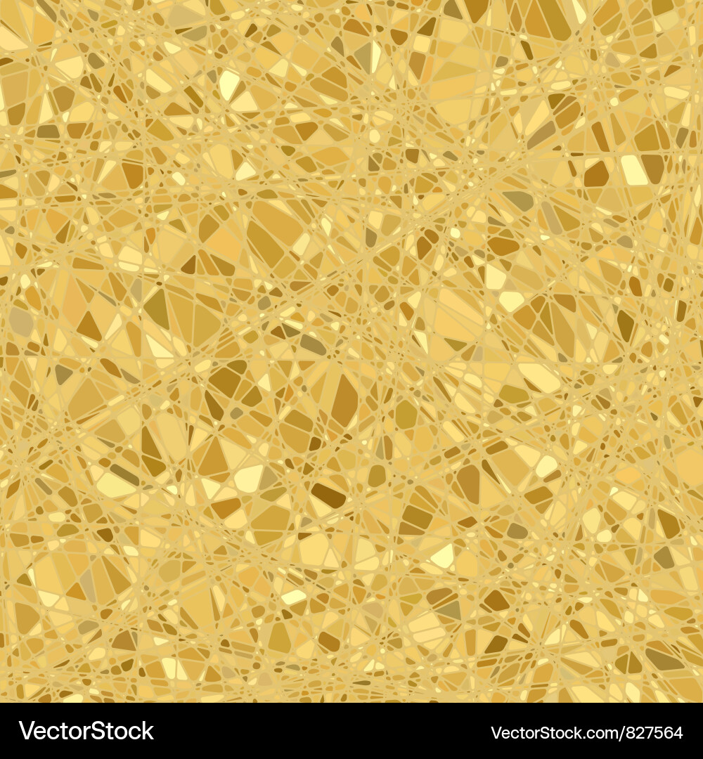 Gold mosaic background Royalty Free Vector Image