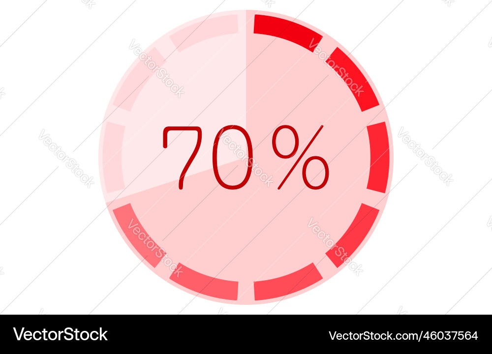Graph with memory gauge red Graph with memory gauge red vector image