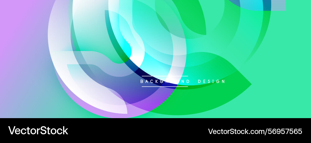 Abstract colorful design overlapping shapes Abstract colorful design overlapping shapes vector image