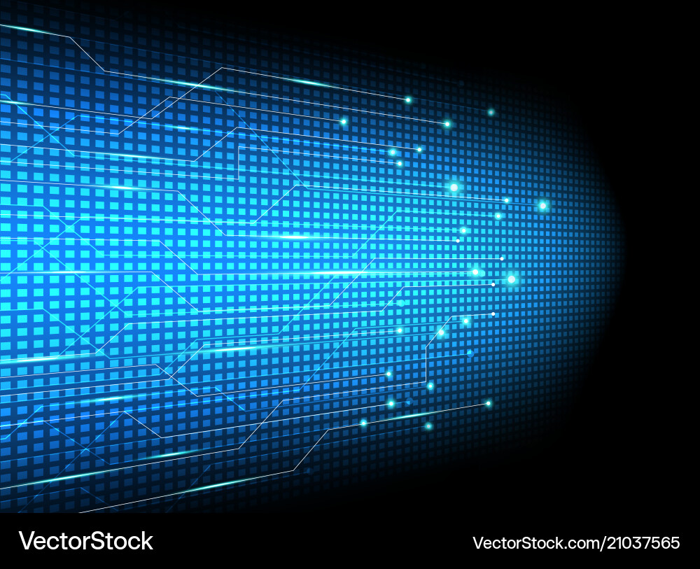 Abstract Data Network Innovation Vector Image