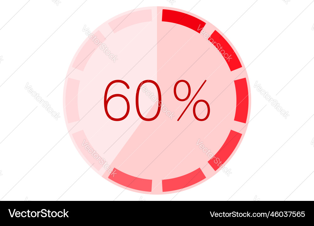 Graph with memory gauge red Graph with memory gauge red vector image