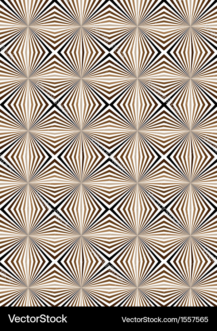 Multicolored rays collected in a geometric pattern Vector Image