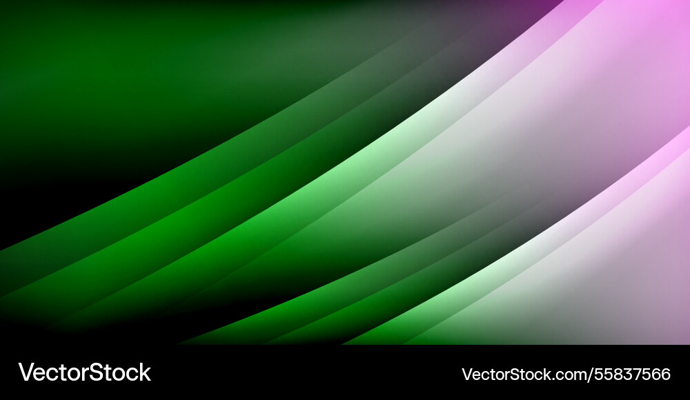 Expressive poster with shadow lines features Vector Image