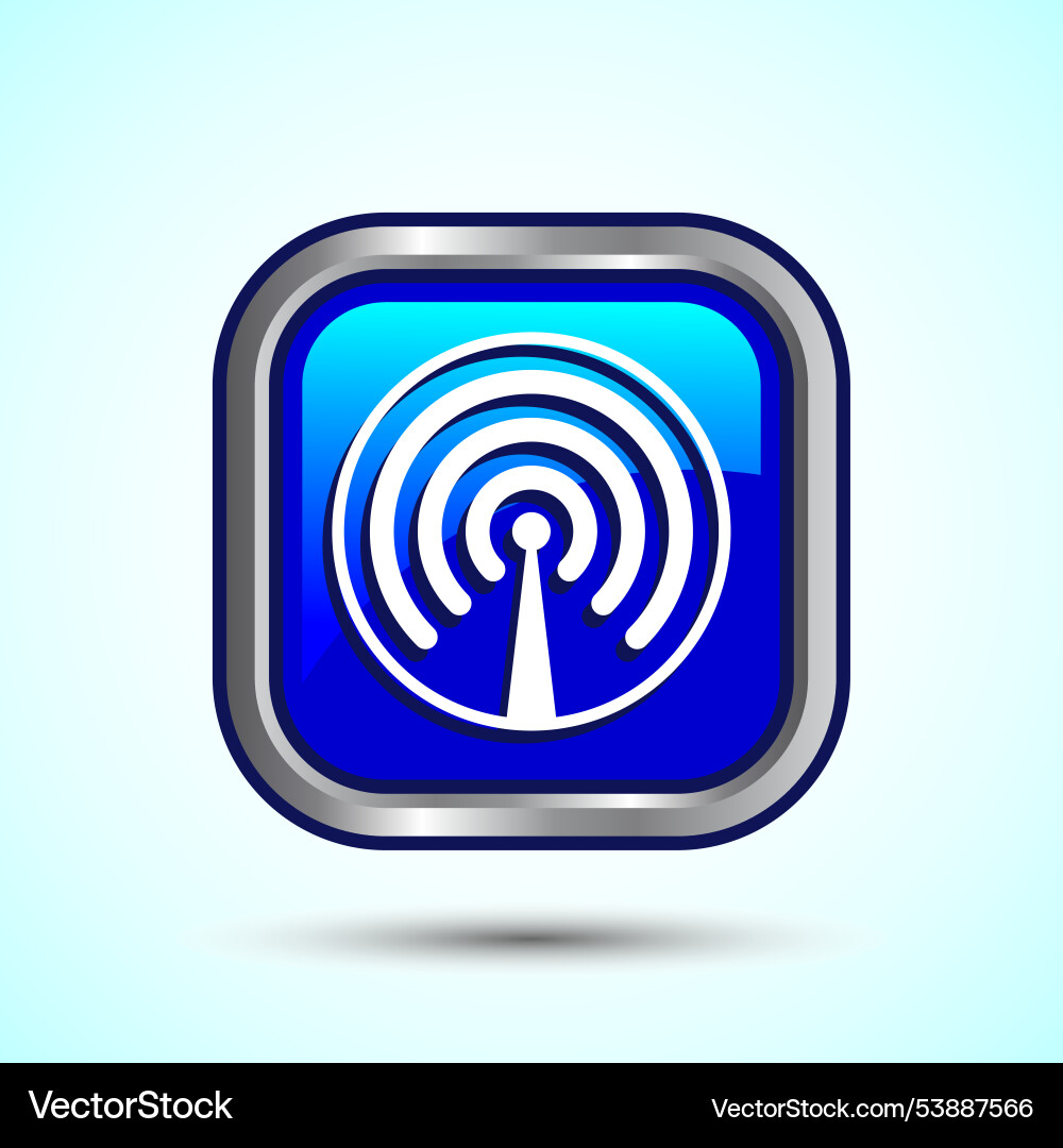 Wifi icon design internet connection symbol Vector Image