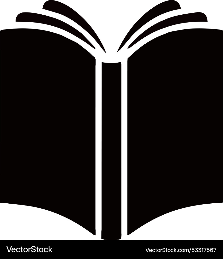 A open book image design Vector Image