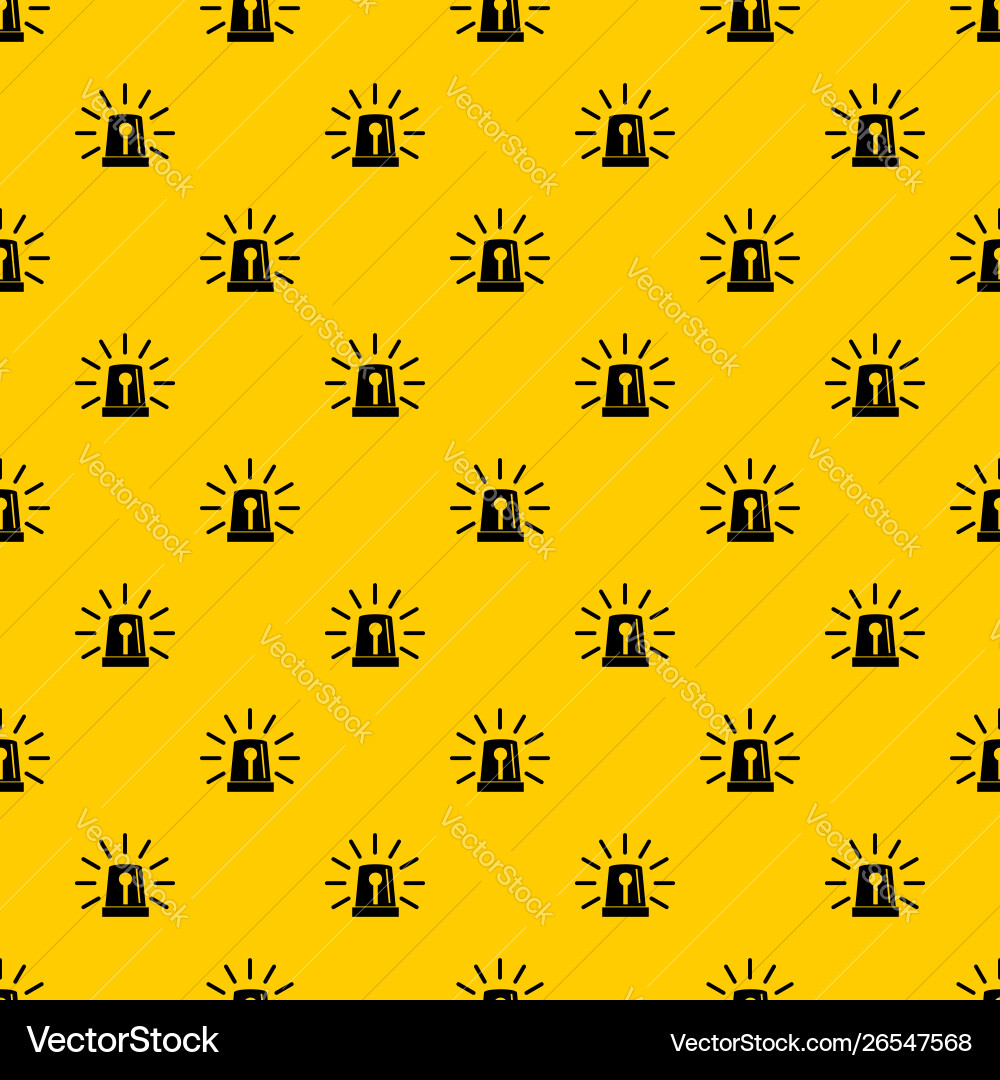 Flashing emergency light pattern Flashing emergency light pattern vector image