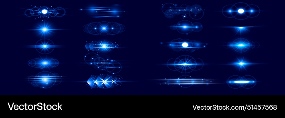 White glowing light explodes on a transparent White glowing light explodes on a transparent vector image