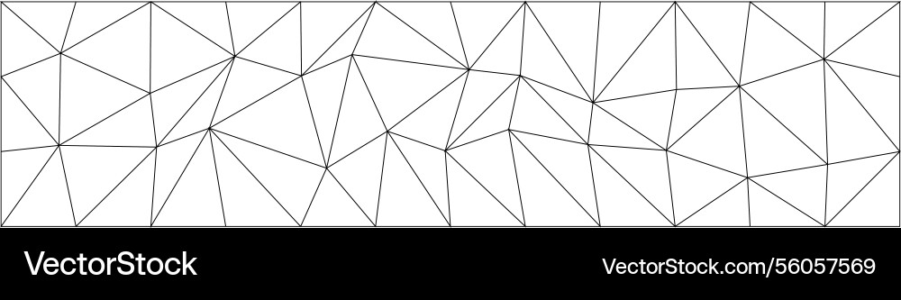 Abstract geometric pattern with chaotic triangular vector image