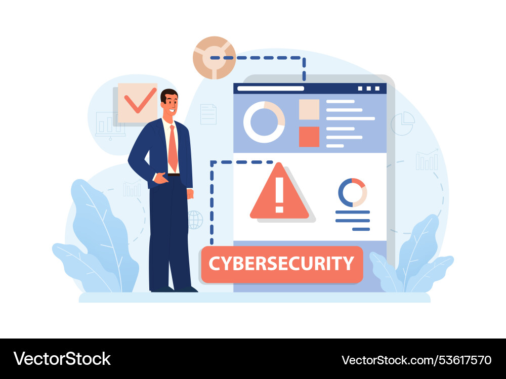 Cyber or web security set artificial intelligence Cyber or web security set artificial intelligence vector image