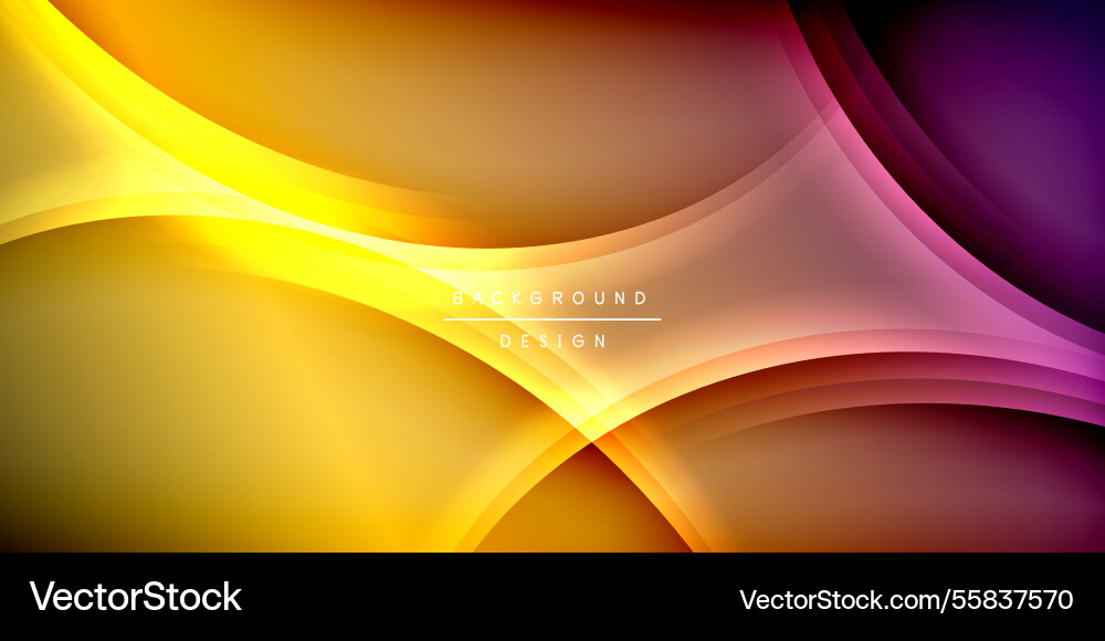 Expressive poster with shadow lines features Vector Image