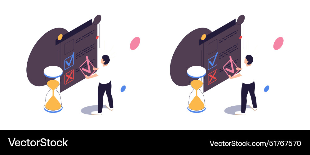 Office work environment teamworking performance Vector Image