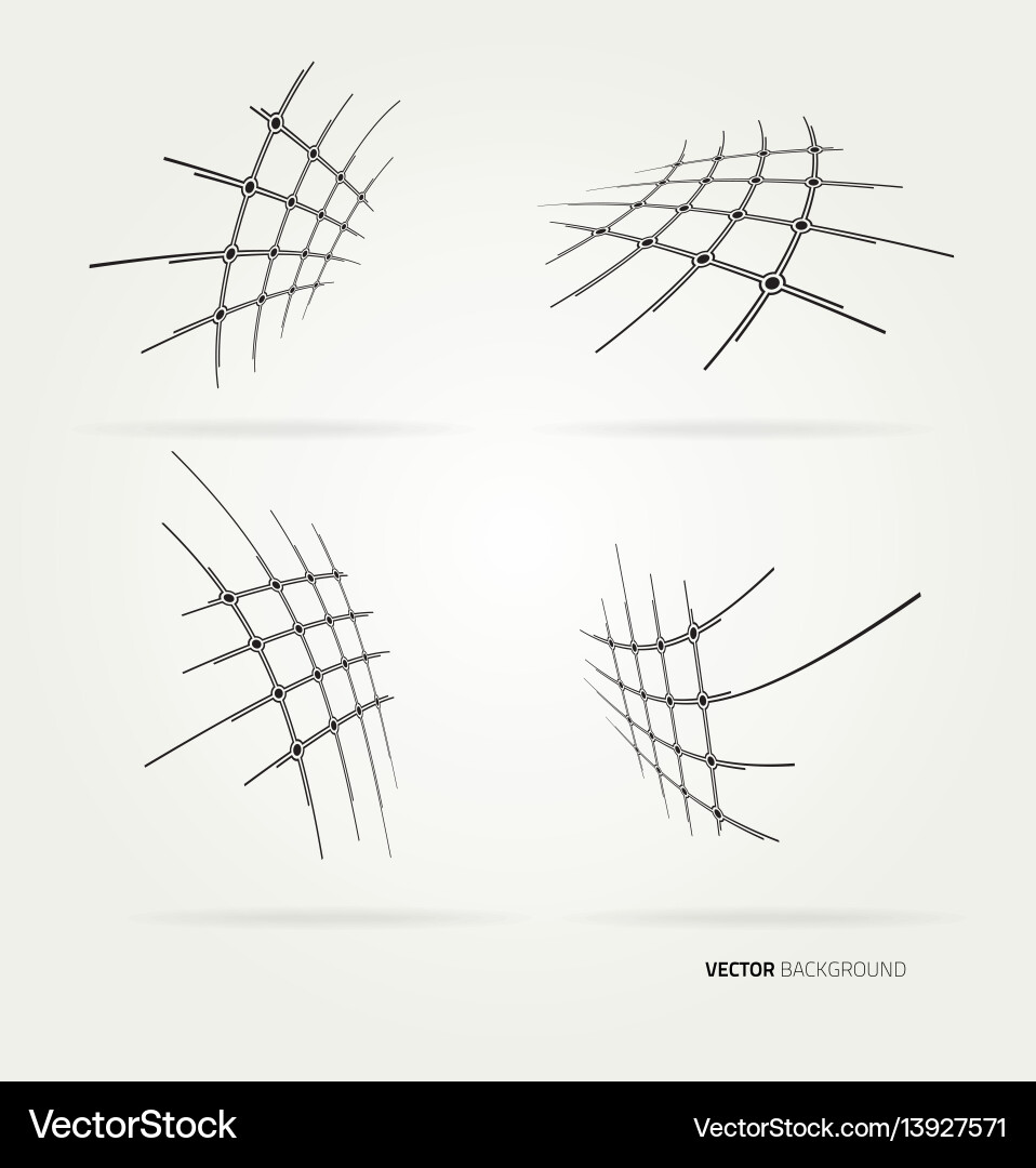 Abstract technological network Abstract technological network vector image