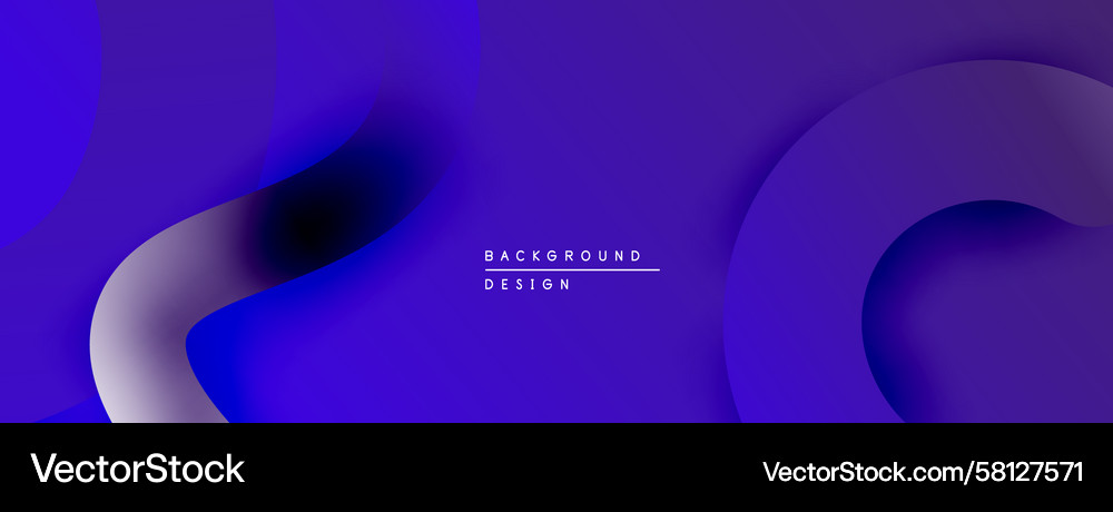 Blue Abstract Overlap Background Vector Image