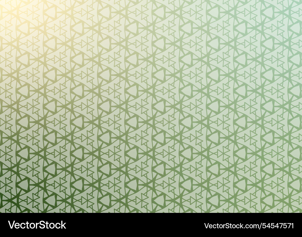 Model triangle pattern line gradient green Model triangle pattern line gradient green vector image