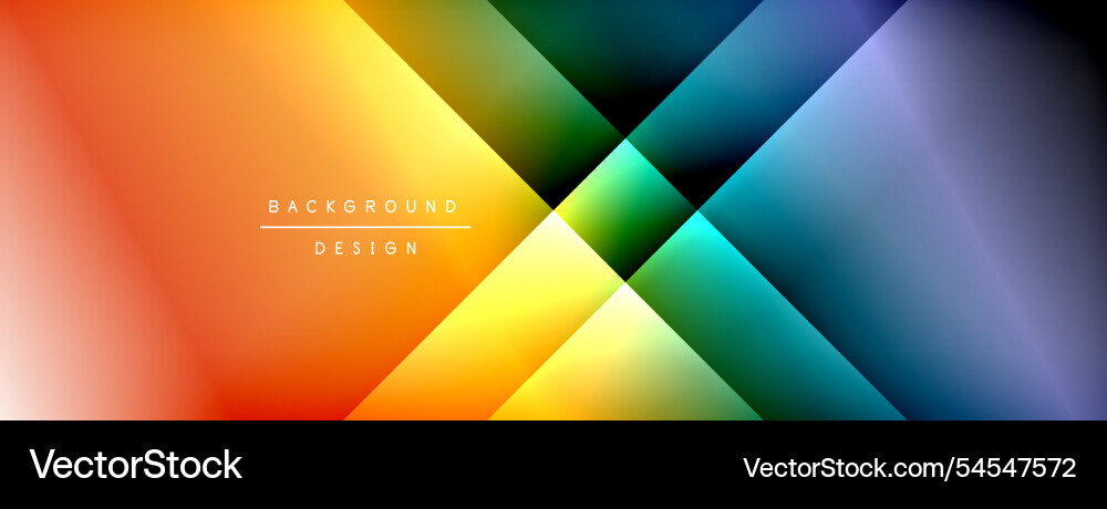 Colorful gradient with lines made of shadow Vector Image