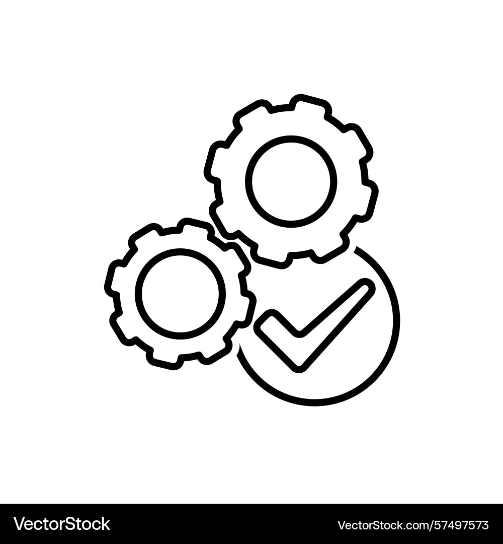 Ai icon personal assistant task automation two Vector Image