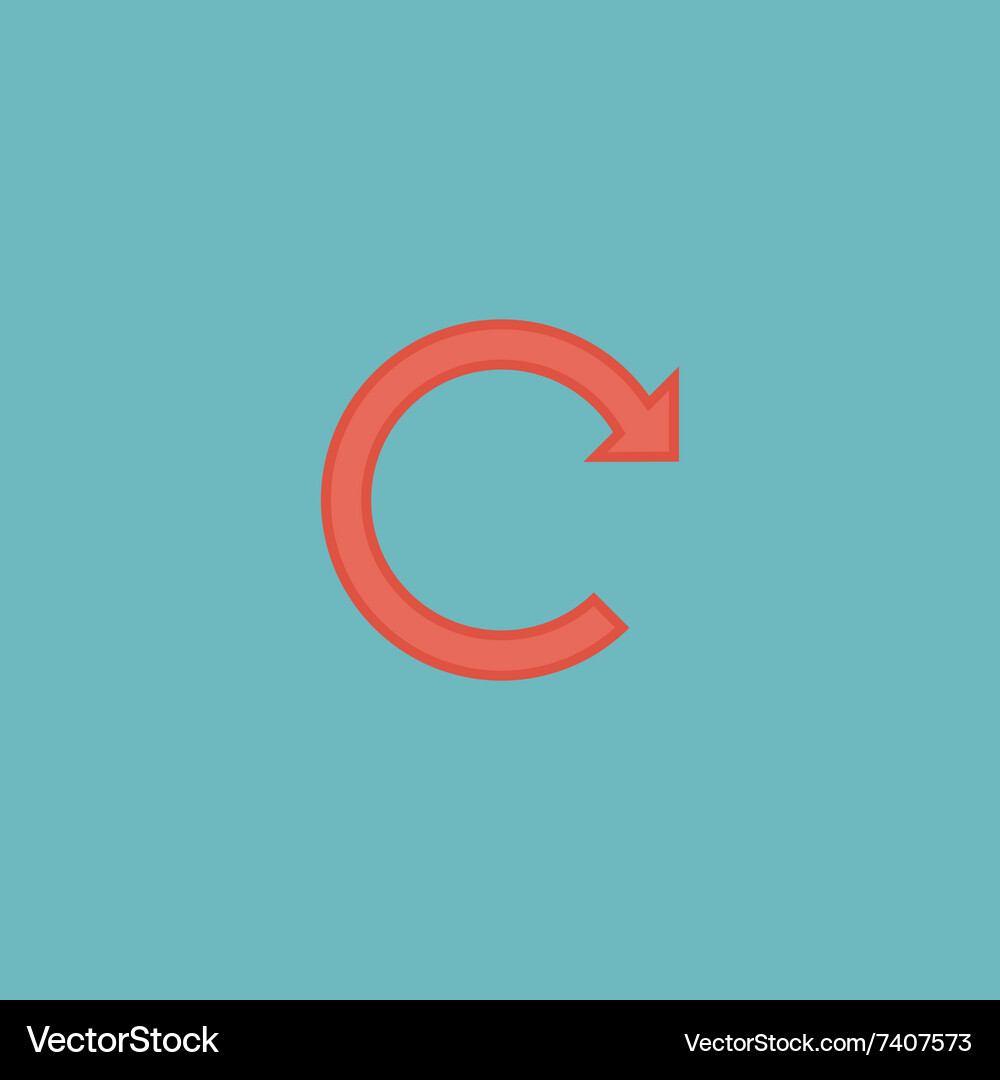 Arrow rotation Vector Image