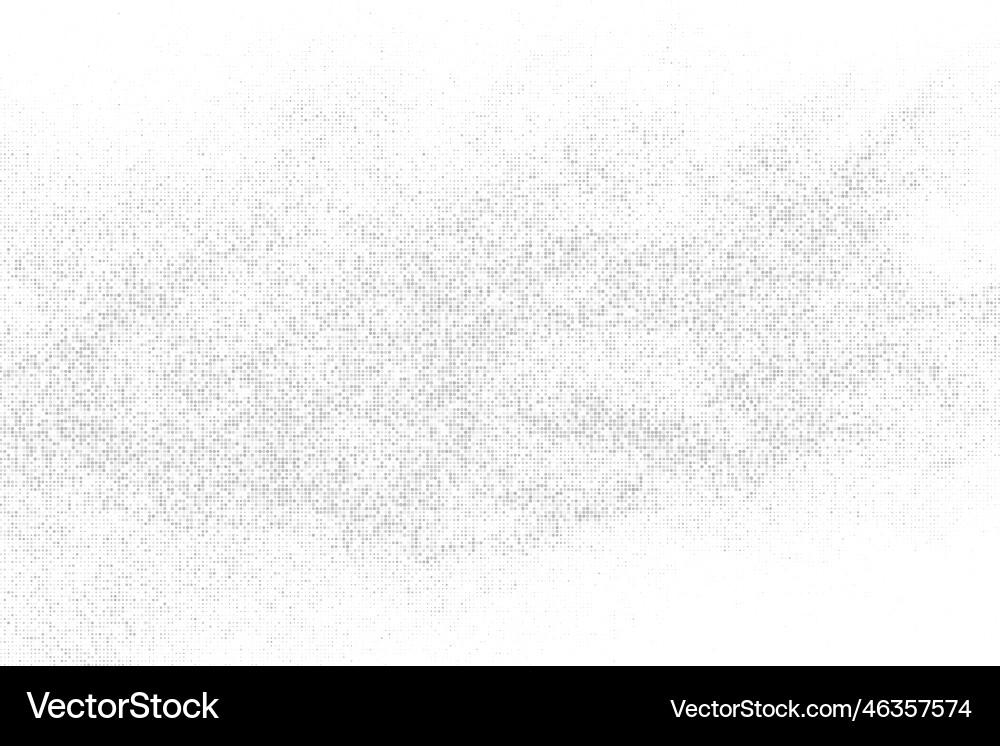 White and grey halftone dotted backdrop vector image