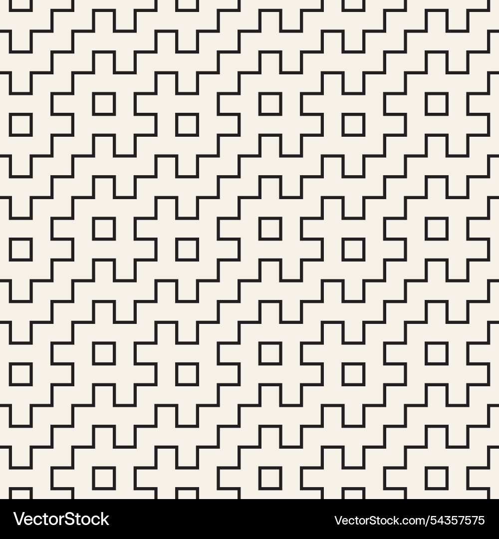 Seamless pattern repeating geometric elements Seamless pattern repeating geometric elements vector image