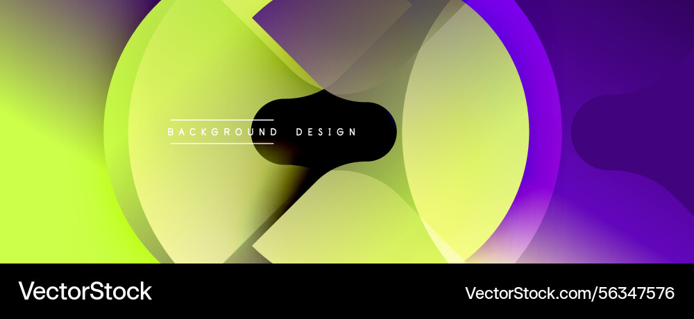 Abstract fluid shapes overlap creating vibrant Abstract fluid shapes overlap creating vibrant Vector Image