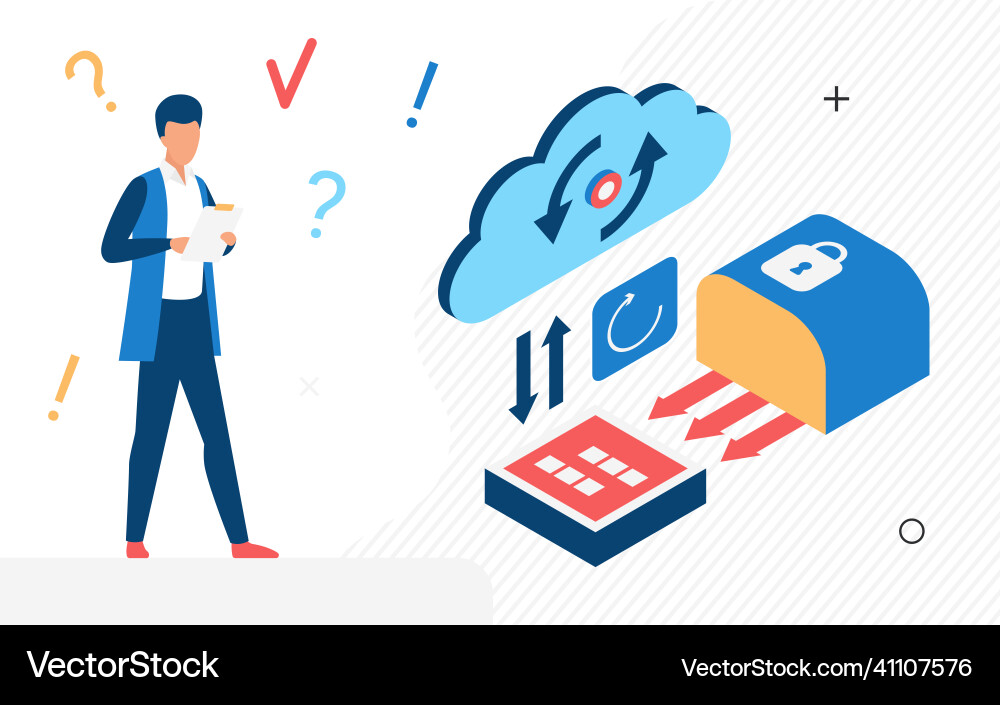 Digital cloud server technology computing security