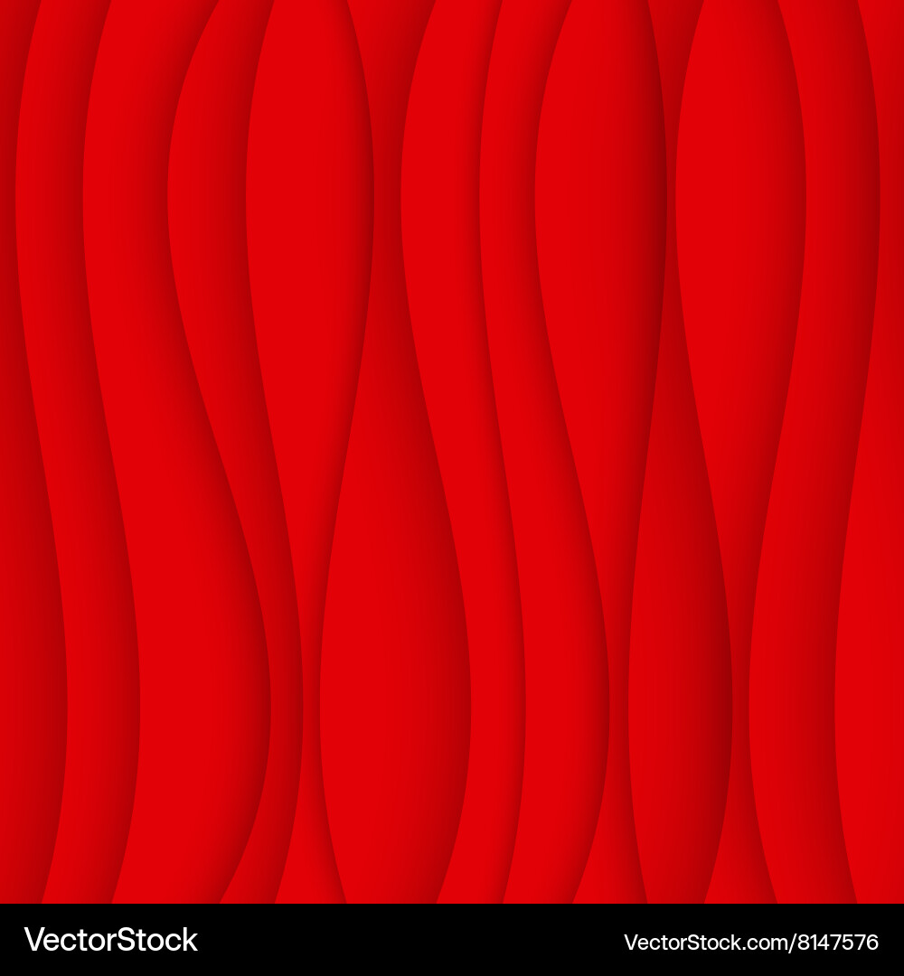Seamless wave pattern curved shapes background vector image
