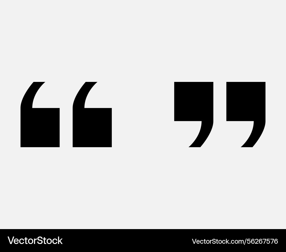 Speech marks quotation mark quote talk message app Speech marks quotation mark quote talk message app vector image