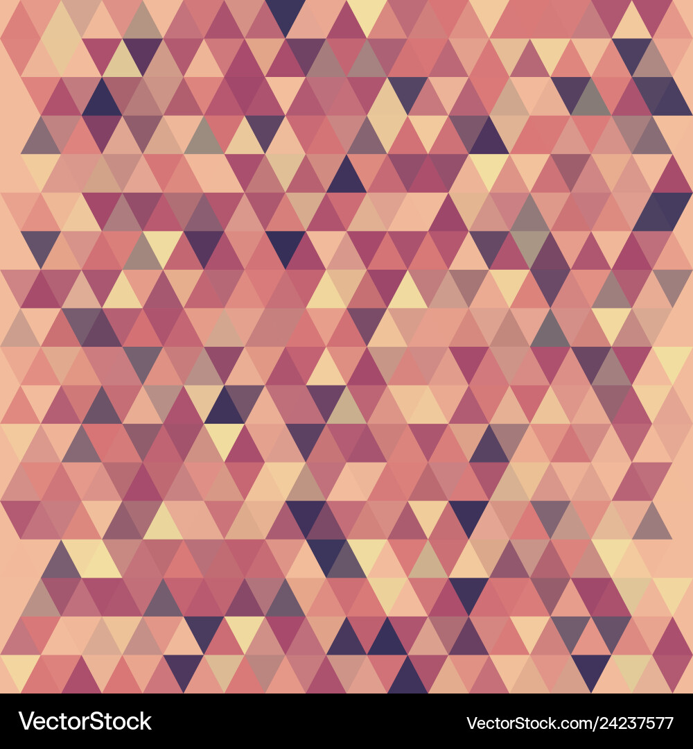 Warm triangular mosaic pattern for banner design Warm triangular mosaic pattern for banner design vector image