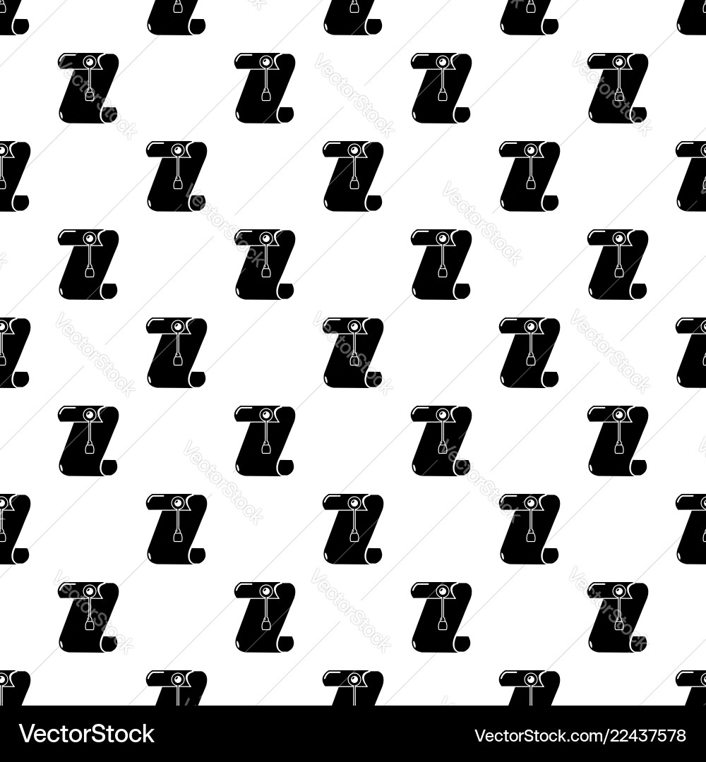 Manuscript and seal message pattern Manuscript and seal message pattern vector image