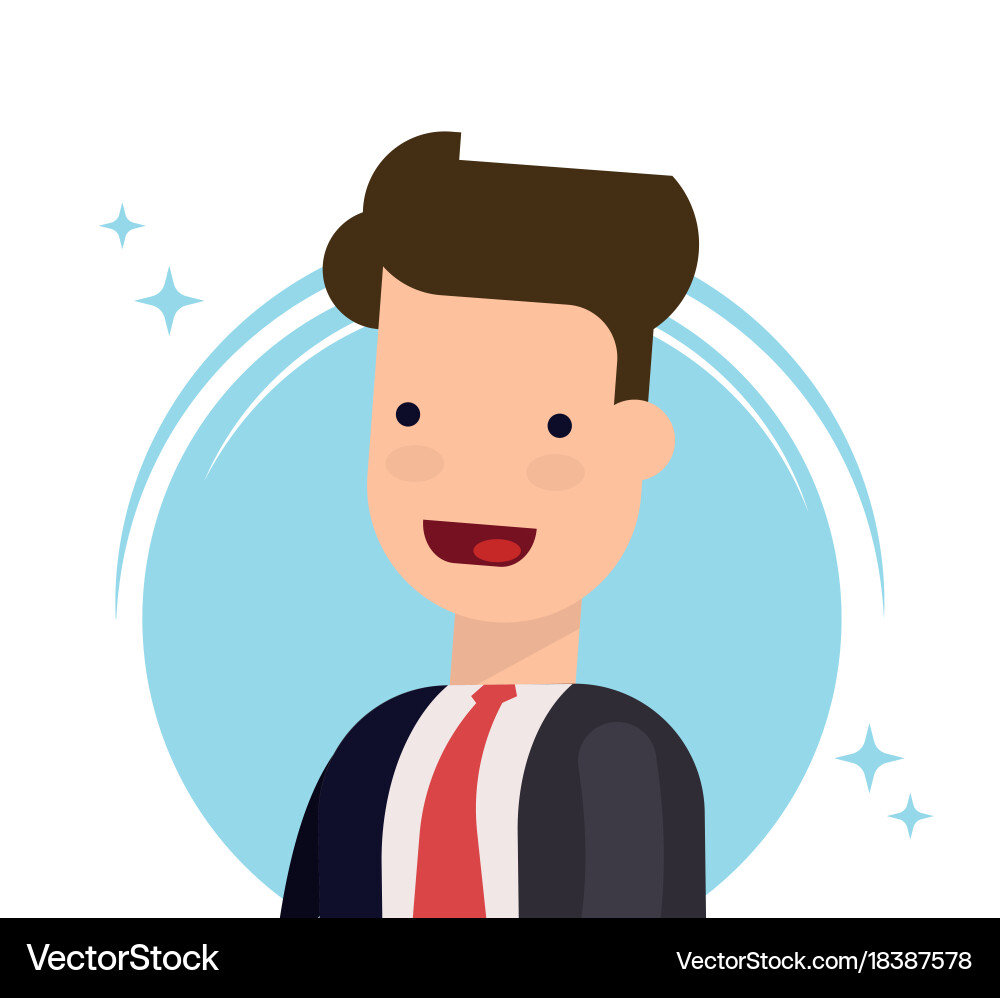 Profile image or avatar with a picture Royalty Free Vector