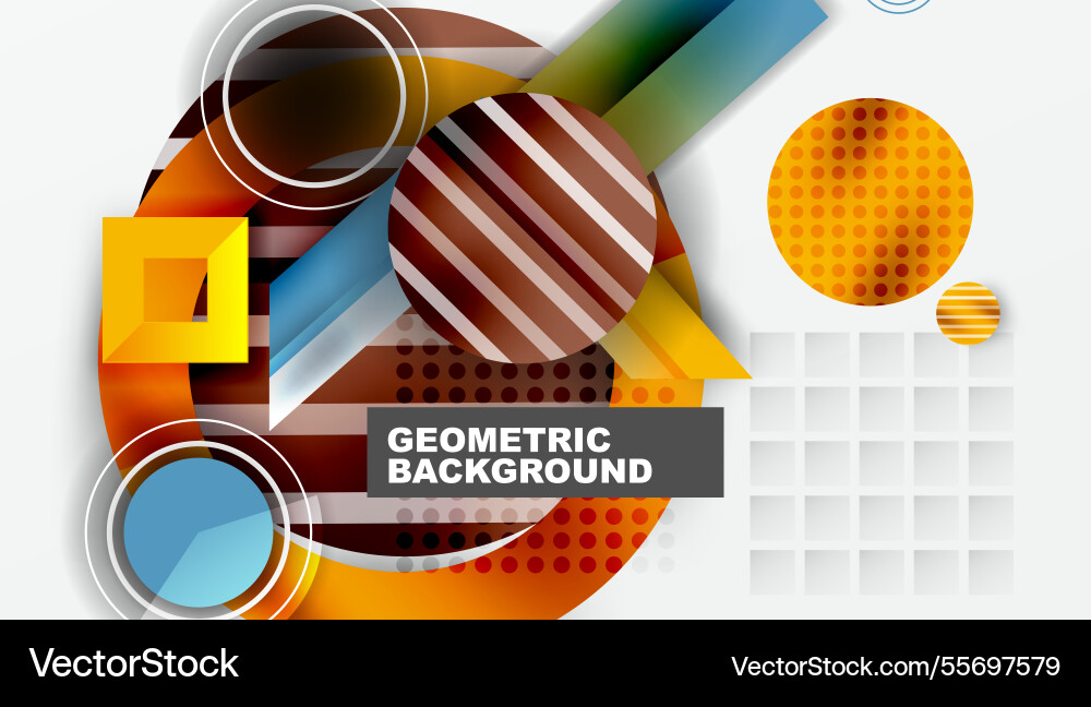 Dynamic complex geometric abstract background Dynamic complex geometric abstract background Vector Image