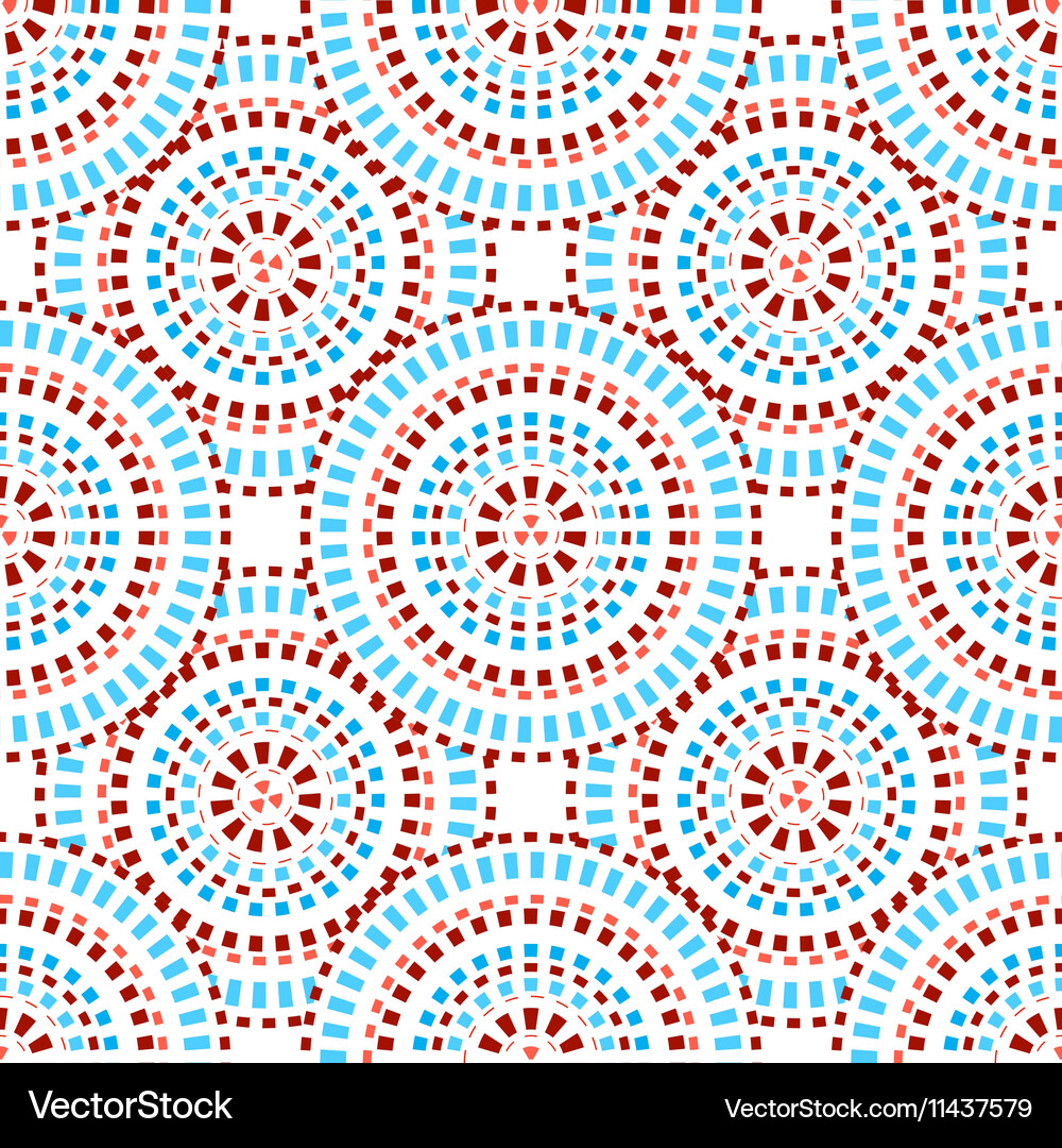 Red abstract seamless pattern Vector Image