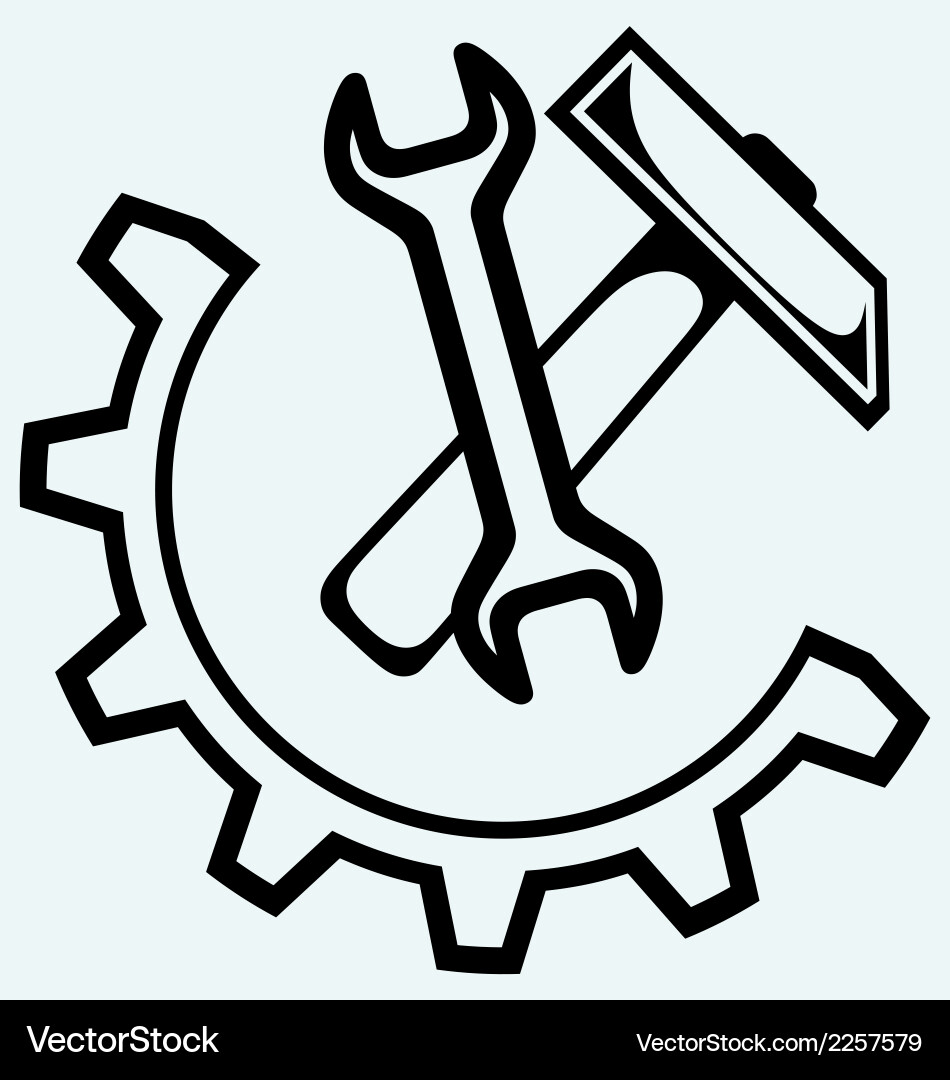 Tools and Spanner vector image