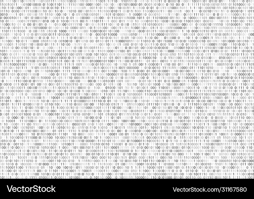 Binary code screen Vector Image