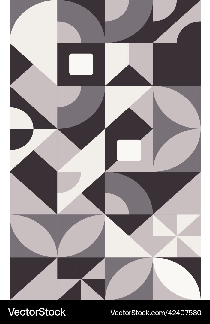 Geometric tile grid abstract print design Geometric tile grid abstract print design vector image