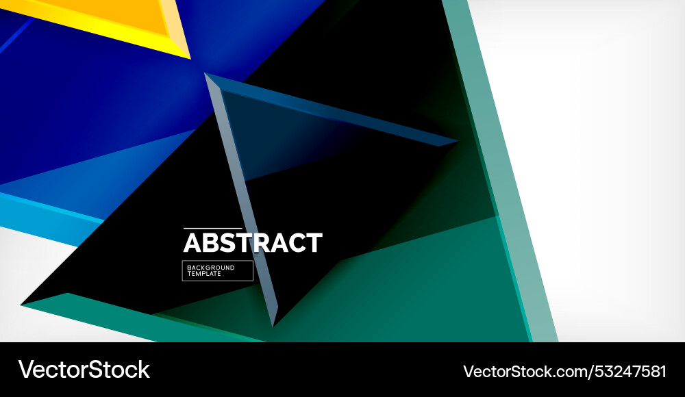 Abstract background - glossy triangles Abstract background - glossy triangles vector image