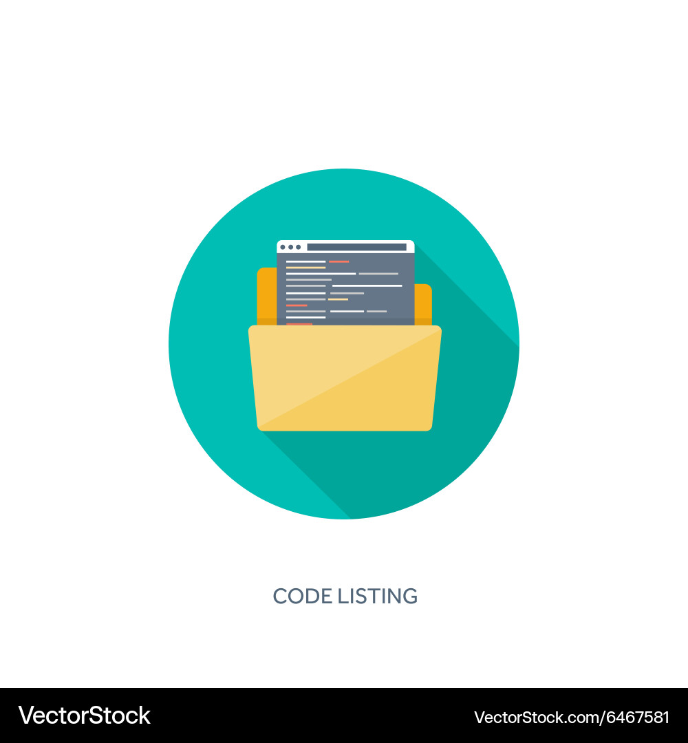 Flat background with envelope vector image