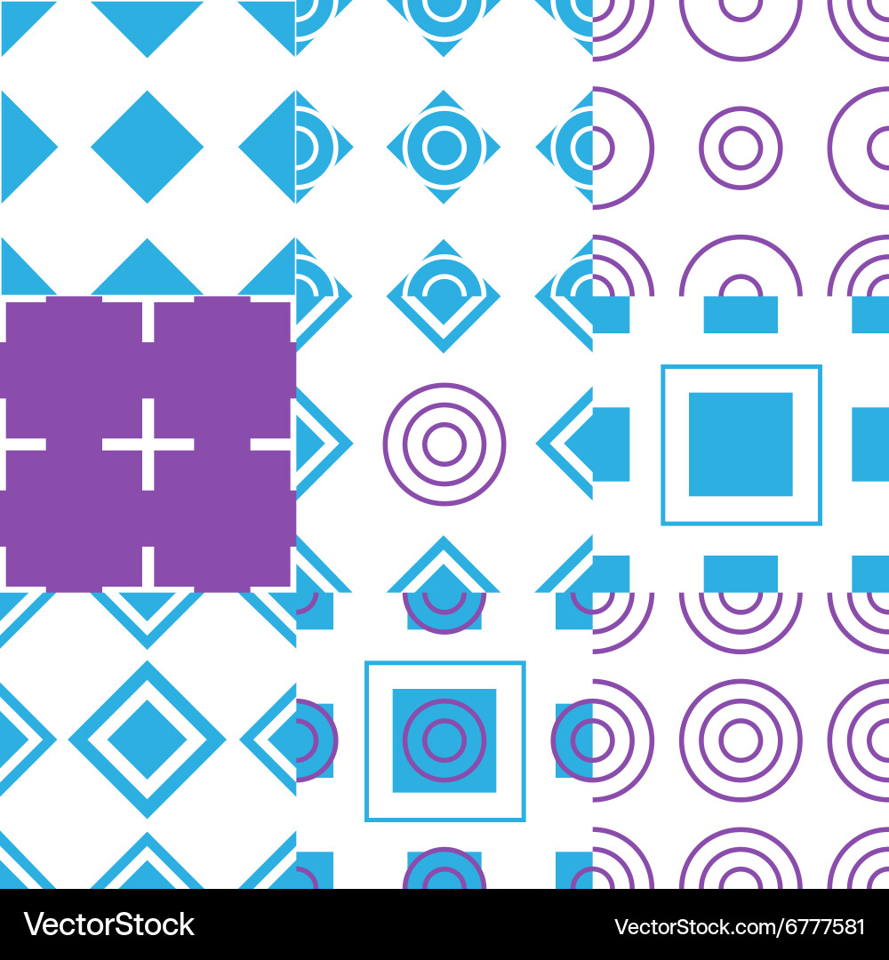 Geometric Seamless Pattern vector image
